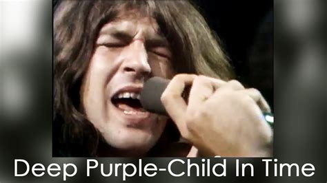 deep purple child in time text